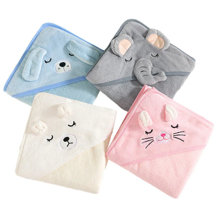 🛁 Serviette de Bain Bébé à Capuche – Ultra Douce Mignonne